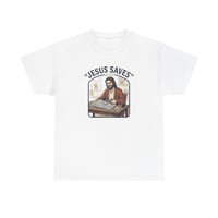Image 2 of Jesus Saves T-Shirt — Vintage Jesus Saves More Than Lives T-Shirt