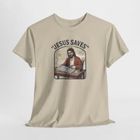 Image 4 of Jesus Saves T-Shirt — Vintage Jesus Saves More Than Lives T-Shirt
