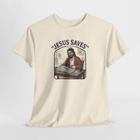Image 5 of Jesus Saves T-Shirt — Vintage Jesus Saves More Than Lives T-Shirt