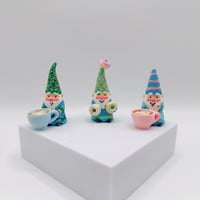 Image 2 of Jitters, Drizzle and Perks - gnomes with coffee and donuts