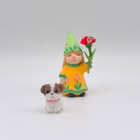 Image 2 of Tansy and Taters- gnomes with puppy