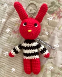 Image 2 of Juan Carlos crochet keychain 