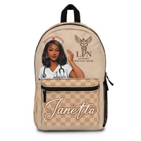 Image 1 of LPN/RN Nurse Backpack | Personalized Name Nursing Design