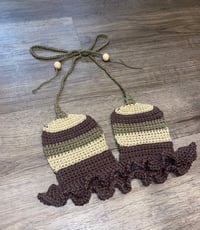 Image 1 of Crochet Shaded Ruffle Top