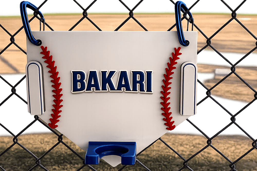 Image of Baseball Dugout Organizer Pull Down Hooks