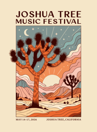 Unofficial Joshua Tree 2026 Poster