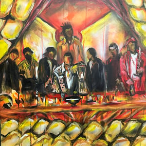 CUBAN LINX ORIGINAL PAINTING - 30x30"