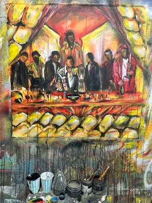 CUBAN LINX ORIGINAL PAINTING - 30x30"