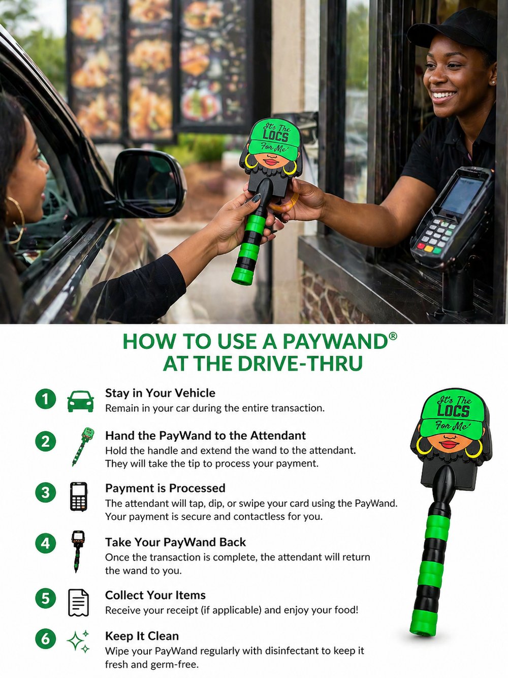 Image of It's the Locs For Me Pay Wand