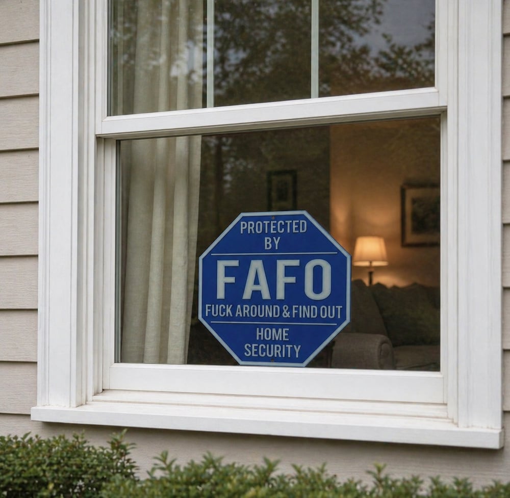Image of FAFO Home Sign