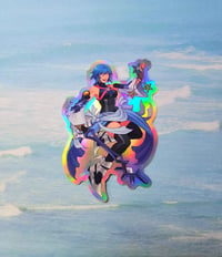 Image 1 of Cool Girl - Aqua Sticker