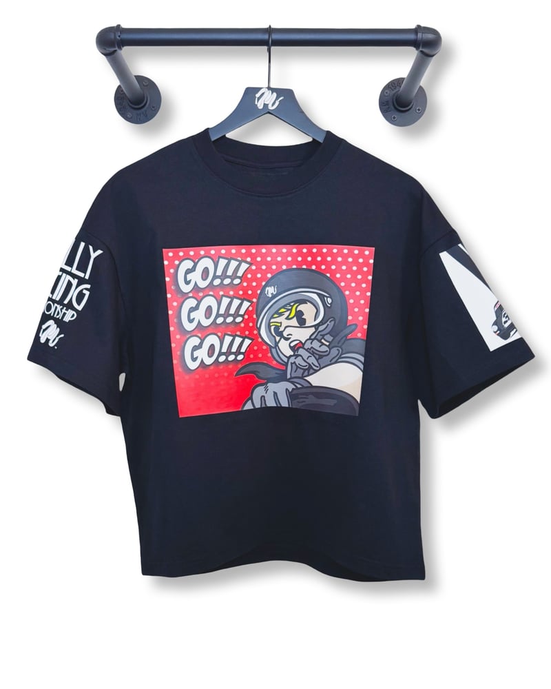 Image of Rally Racer Boxy Tee-Black