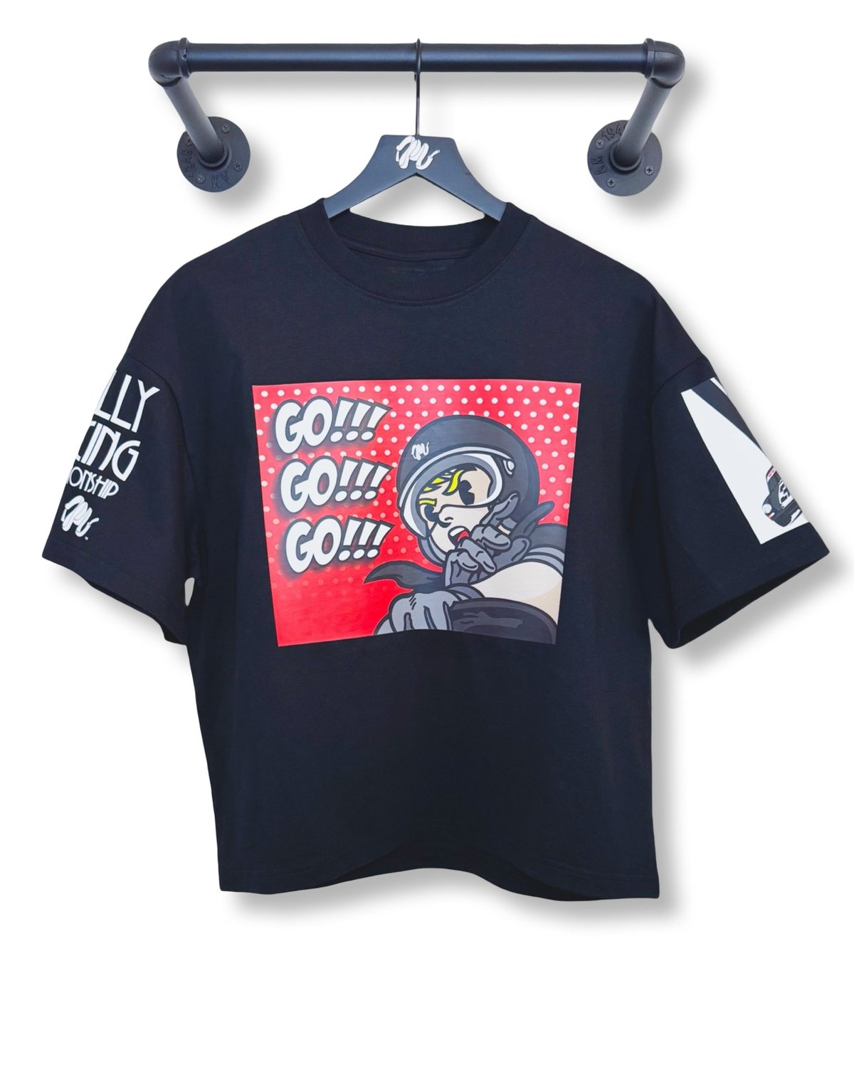 Image of Rally Racer Boxy Tee-Black
