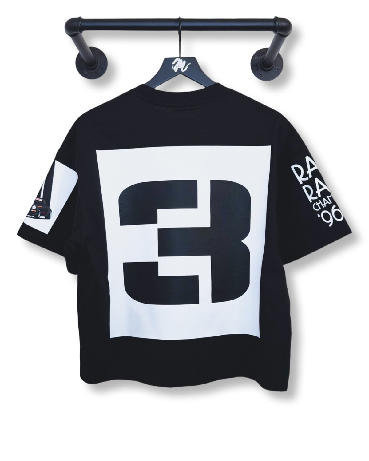 Image of Rally Racer Boxy Tee-Black
