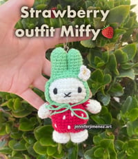 Strawberry outfit bunny 