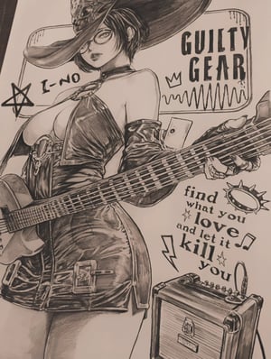 Image of  Original Art : Guilty Gear -  I-No / Hyde Zhang 