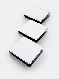 Men's Pu Leather  Wallet print front and back
