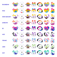 [CHARMS] Funky BT21: Love Collection 