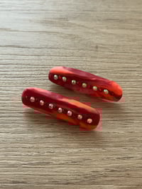 Image 3 of Orange Red Crystal Baguette 🧡🍅🥖💎