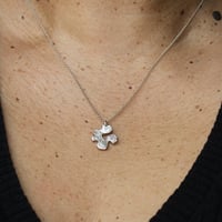 Image 2 of Purple Sapphire Sterling Silver Pendant