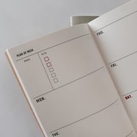 Image 2 of Carnet perpetuel Weekly travel notes