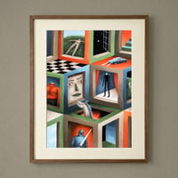 Image 1 of The inhabited cubes - Print limited edition