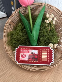 Image 2 of Sticker del ticket del tren mágico 