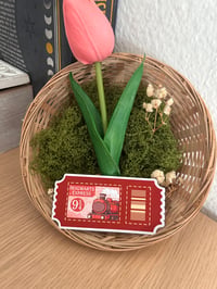 Image 1 of Sticker del ticket del tren mágico 