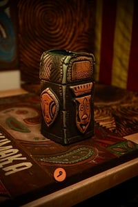 Image 2 of Polynesian Trash Can #9