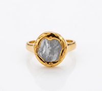 Image 1 of The Aria Nacre Signet Ring
