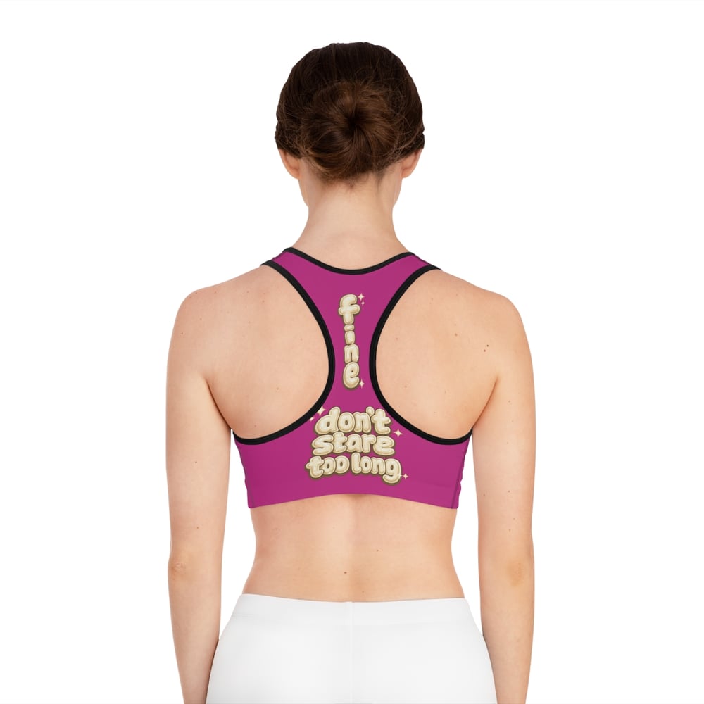 Image of Fine shyt Sports Bra (AOP)