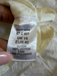 Image 7 of Vintage Y2K cream floral appliqué and multi sequin cami