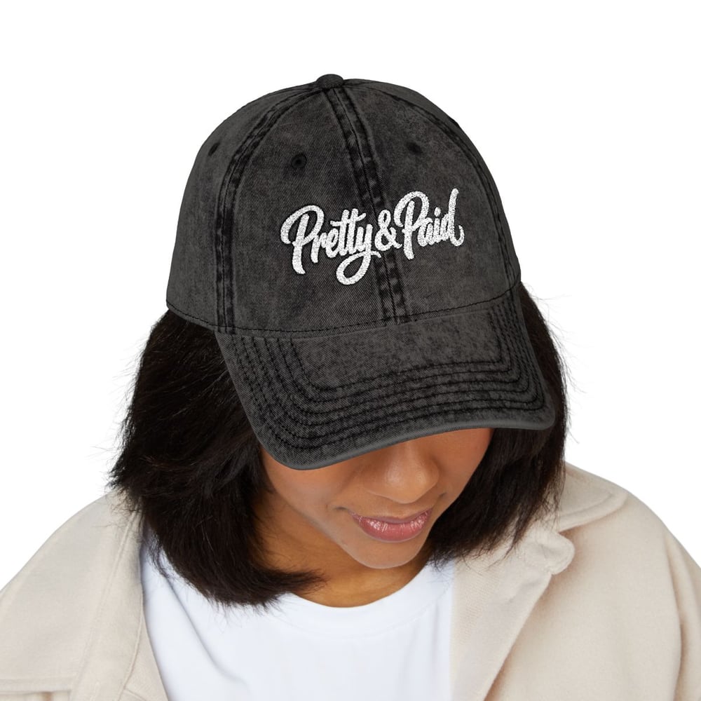 Image of Pretty & paid Vintage Cap (Embroidery) hat