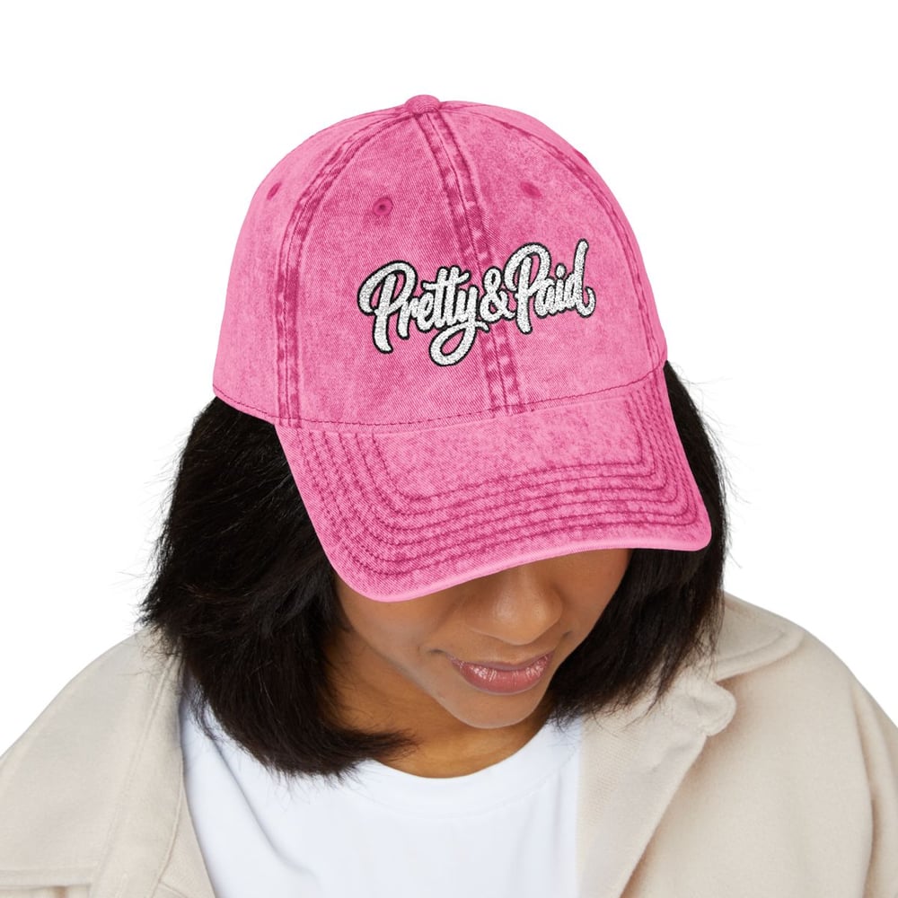 Image of Pretty & paid Vintage Cap (Embroidery) hat