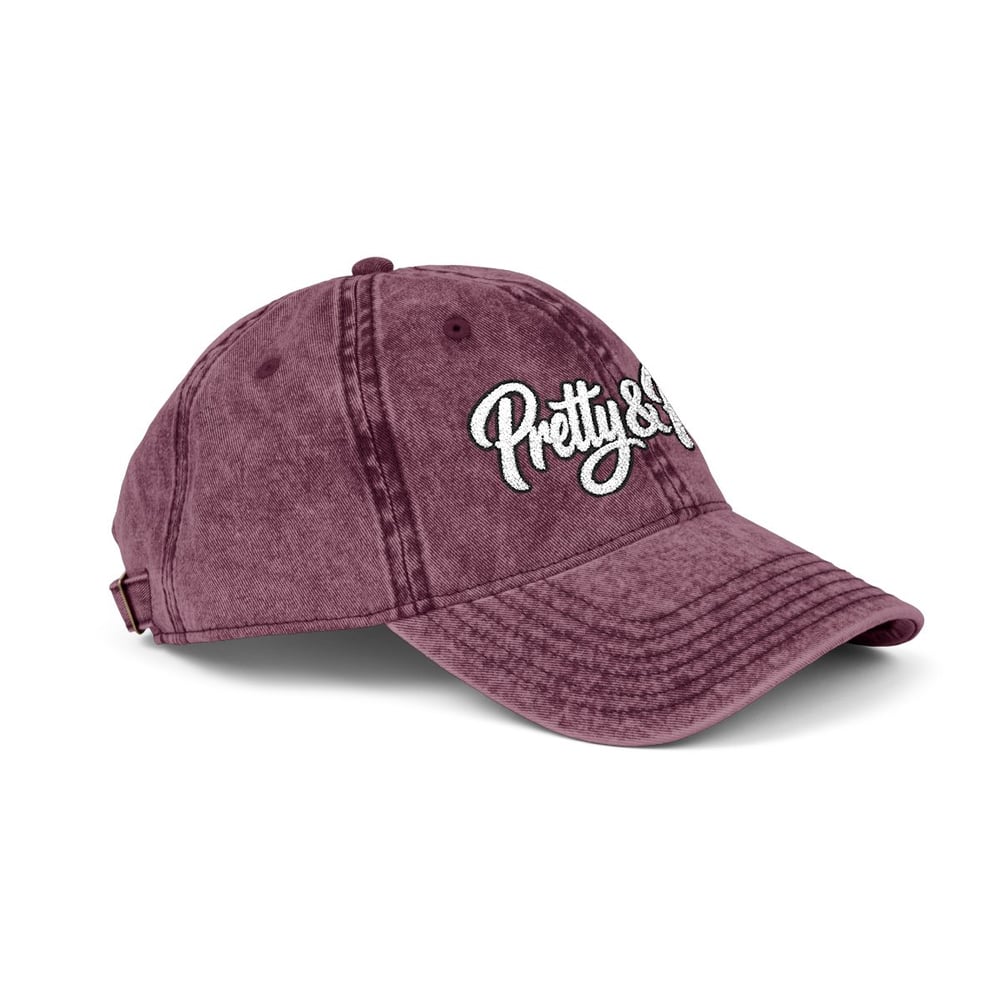 Image of Pretty & paid Vintage Cap (Embroidery) hat