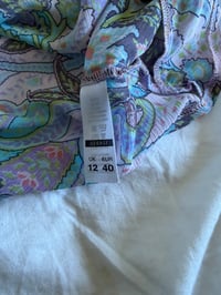 Image 4 of Vintage Y2K pastel paisley ruched bust cami 