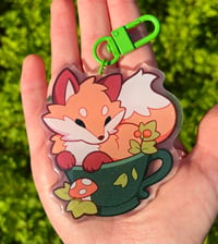 Teacup Fox Keychain