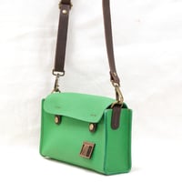 Image 4 of Wide Two-way Sling in pebbled green