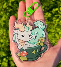 Teacup Dragon Keychain