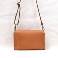 Image 3 of Wide Two-way Sling in pebbled tan