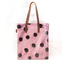 Image 1 of Dots Soft Tote purple haze one-off