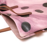 Image 7 of Dots Soft Tote purple haze one-off