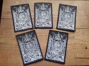 Image of Enisum Arpitanian Lands deer skull patch. Enisum Autumn Embrace owl patch. Limited Edition