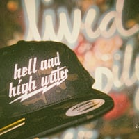 Image 1 of Embroidered Hell and High Water Camo Classic Snapback
