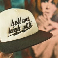 Image 1 of Embroidered Hell and High Water Richardson Foamie Trucker