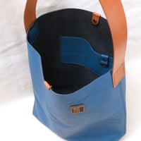Image 5 of Tube Tote in happy blue