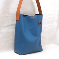 Image 2 of Tube Tote in happy blue