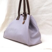Image 6 of Slouchy 3-panel Tote in light lavender