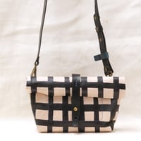 Image 1 of Grid Soft Fanny in black