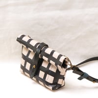 Image 4 of Grid Soft Fanny in black